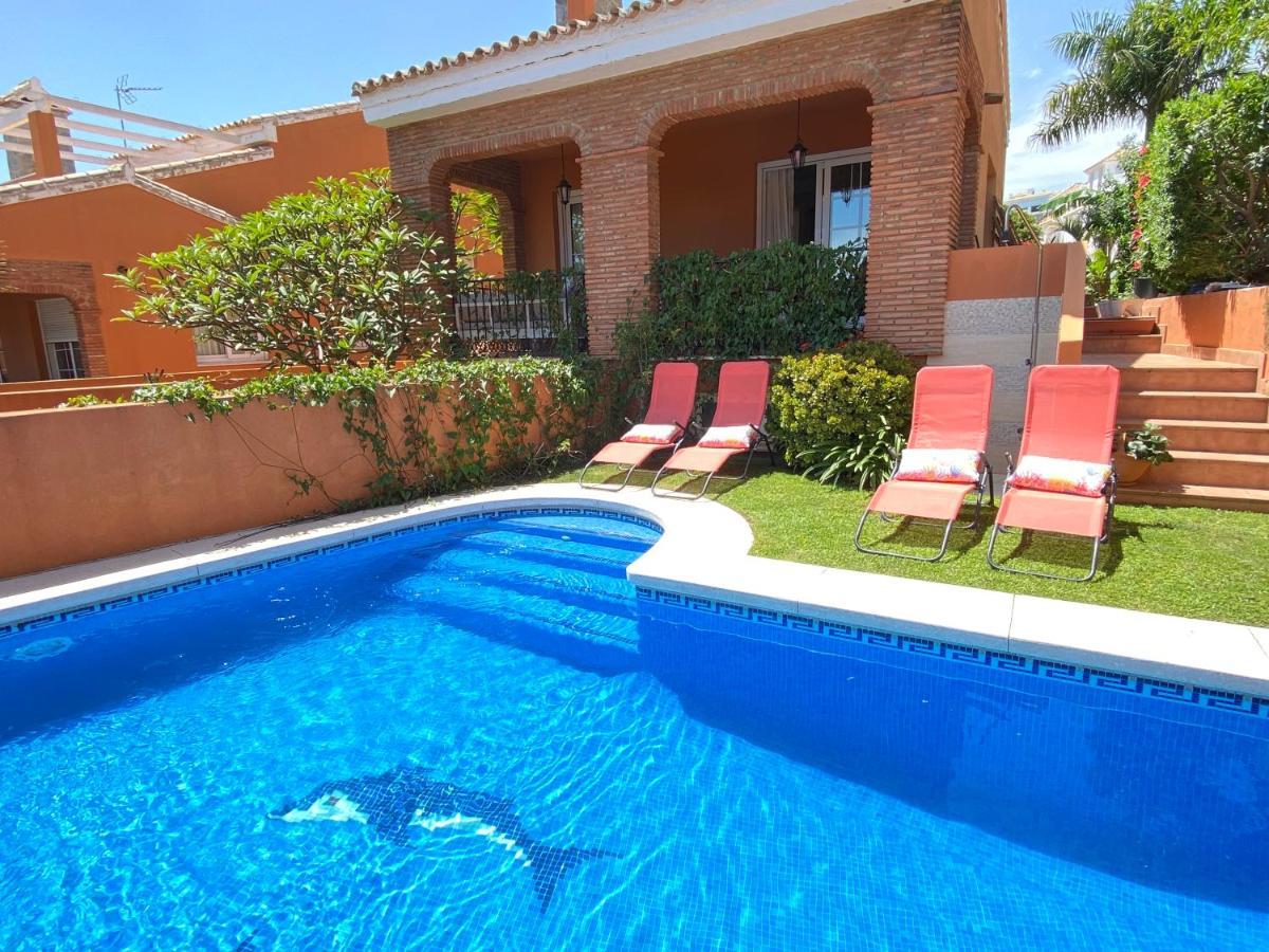Villa With Heated Private Pool, Sea View& Turkish Sauna ベナルマデナ エクステリア 写真